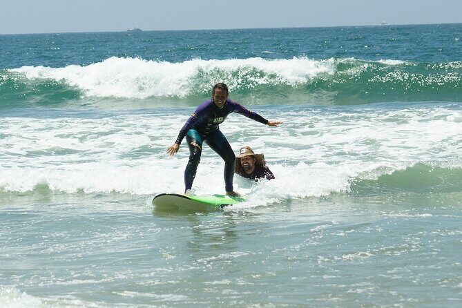 2h of Private Surf Lesson for Beginners in Santa Monica
